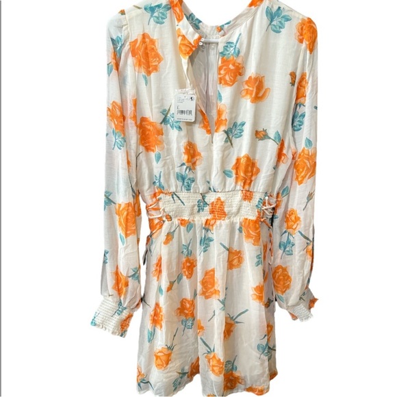 NWT Free People Samantha Lace Up Mini Dress Size Large - Picture 6 of 6